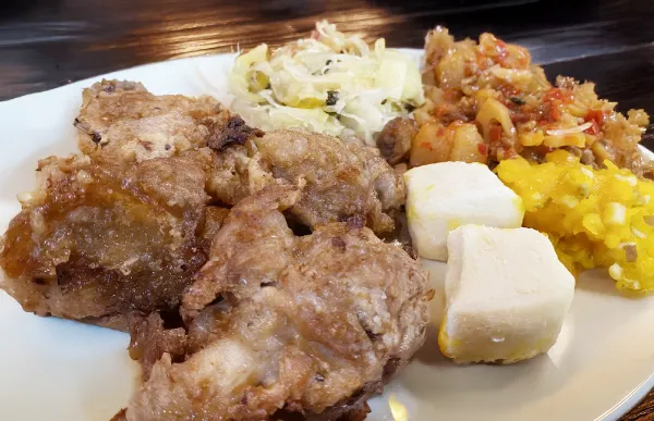 からあげの宅配食の美味しそうな写真
